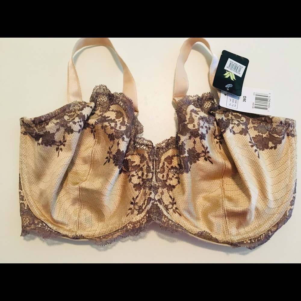 Wacoal lace bra Size 36G new with tags